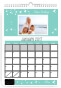 Tiffany Wall hanging Monthly Calendar